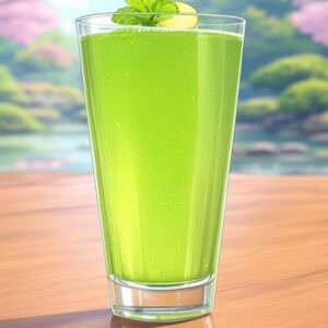 matcha ginger fiz